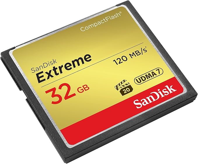 SanDisk 32GB Extreme CompactFlash Memory Card UDMA 7 Speed Up To 120MB/s - SDCFXSB-032G-G46