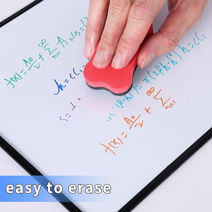 TWOHANDS Dry Erase Markers Ultra Fine Tip,0.7mm,Low Odor,Extra Fine Point,11 Assorted Colors,Whiteboard Markers for Office,Home,or Planning Whiteboard,12 Count,20529
