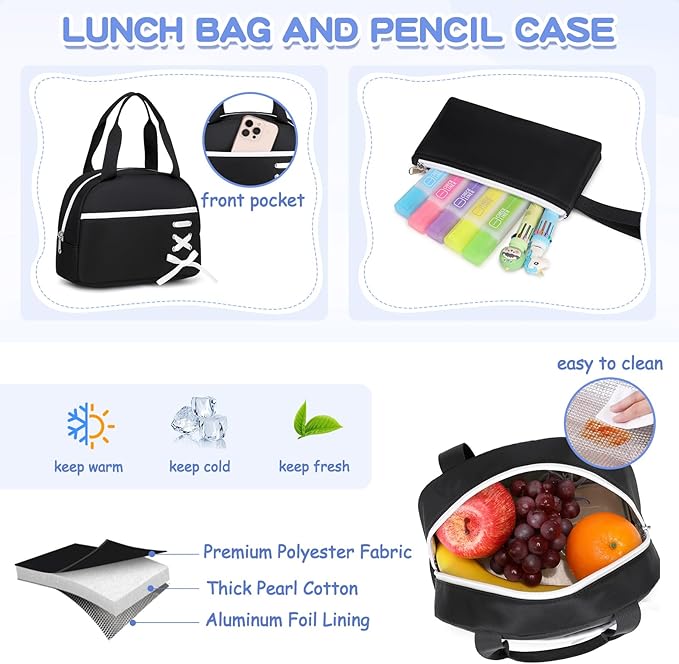Kids Backpacks for Girls Teens Kawaii Bookbag for Elementary Primary Middle High School Daypack