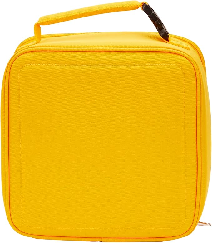 LEGO Lunch Bag, Durable and Insulated, with Mesh Pouch and Zip Compartment, Perfect for On-the-Go Meals, Flame Orange