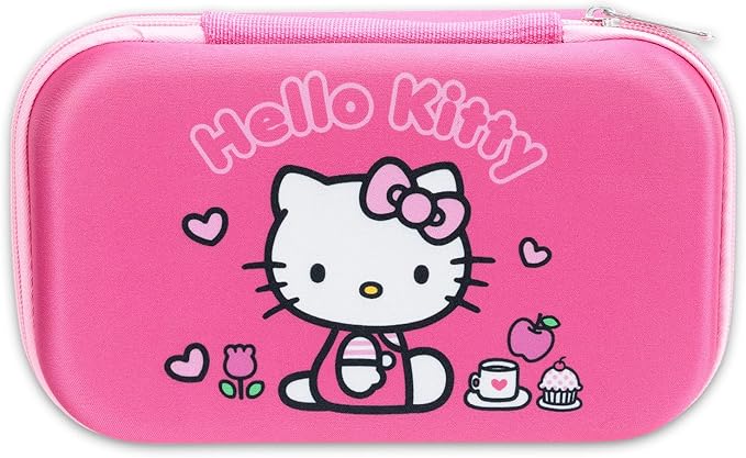 Hello Kitty Pencil Box Set - Sanrio School Supplies Bundle with Pencil Case, Stickers, More | Hello Kitty Stationery Set for Girls, Toddlers