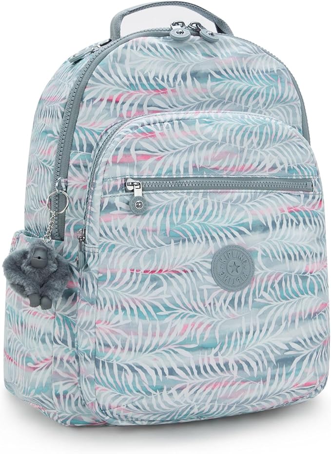 Kipling Women's Seoul Prt 15" Laptop Backpack, Durable, Roomy with Padded Shoulder Straps, Built-In Protective Sleeve