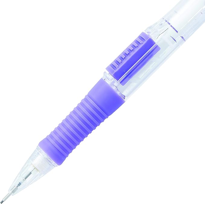 Pentel QUICK CLICK Mechanical Pencil (0.7mm), Violet Barrel, Box of 12 Pencils (PD217V)