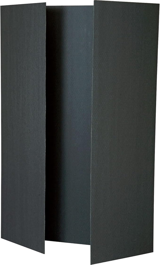 Pacon Foam Presentation Board, Black, 48" x 36", 12 Boards