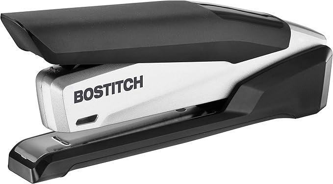 PaperPro - 1115 - inPOWER+ 28 Premium Stapler with Built-in Staple Remover, 28 Sheets, Full-Strip, Black/Silver