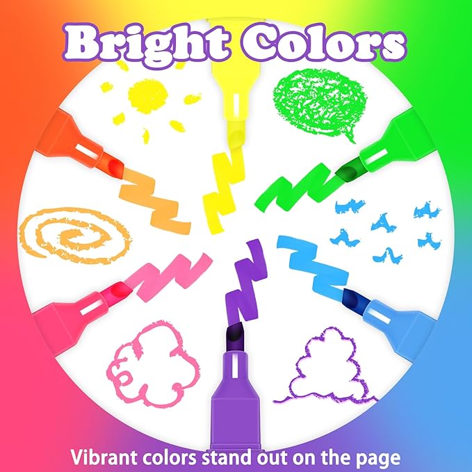 Vitoler Highlighters Assorted Colors,12pcs No Bleed Highlighters,Chisel Tip Highlighter for Office Supplies
