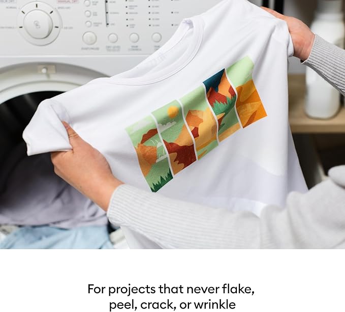 Cricut Sublimation Printer Paper - 50 Sheets (8.5" x 11") - Letter Size - Compatible with Sublimation Printer and Sublimation Ink (120gsm)