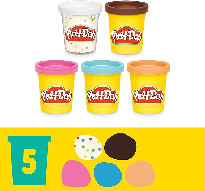 Play-Doh Donut Drop Shop Playset, Play Food Toy, Kids Arts & Crafts, 3+ Years