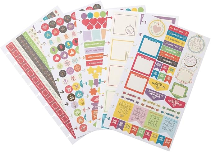 Simplicity Vintage 12 Monthly Projects Cross Stitch Planner Kit