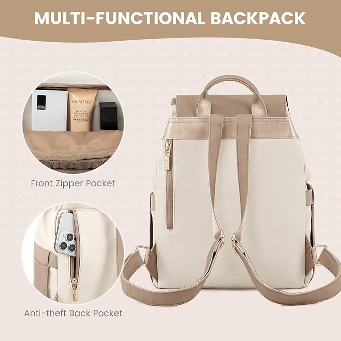 LOVEVOOK Mini Backpack for Women,Small Backpack Purse for Travel Work Cute Backpack Daypack With Anti-theft Pocket Mini Bag for Daily College Shopping