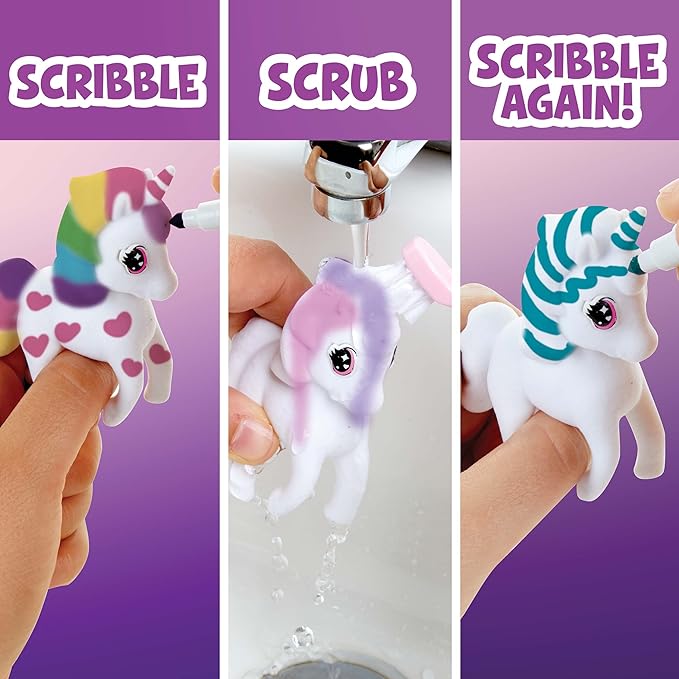 Crayola Scribble Scrubbie Pets Marker Refill & Expansion Set - 24 Washable Markers For Kids, Stocking Stuffers for Kids, Christmas Gifts For Girls & Boys [Amazon Exclusive]