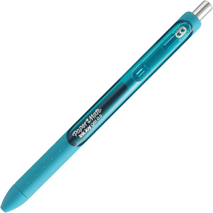 Paper Mate InkJoy Gel Pens, Fine Point (0.5mm), Assorted Colors, 8 Count - Back to School, Teacher Supplies, Writing, Journaling