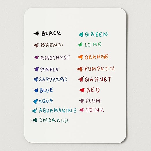 EXPO Dry Erase Markers, Whiteboard Markers with Low Odor Ink, Fine Tip, Assorted Vibrant Colors, 16 Count