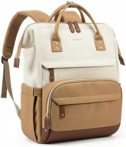 LOVEVOOK Laptop Backpack for Women, 15.6 Inch Work Business Backpacks Purse With Large Capacity