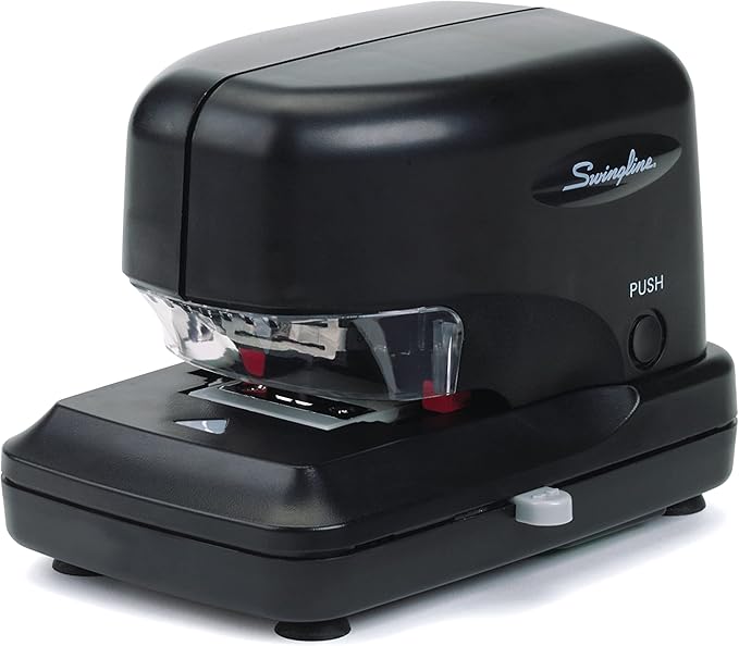 Swingline Cartridge Electric Stapler, 30 Sheet Capacity, Jam Free, includes 5000 Staple Cartridge, Black (69008)