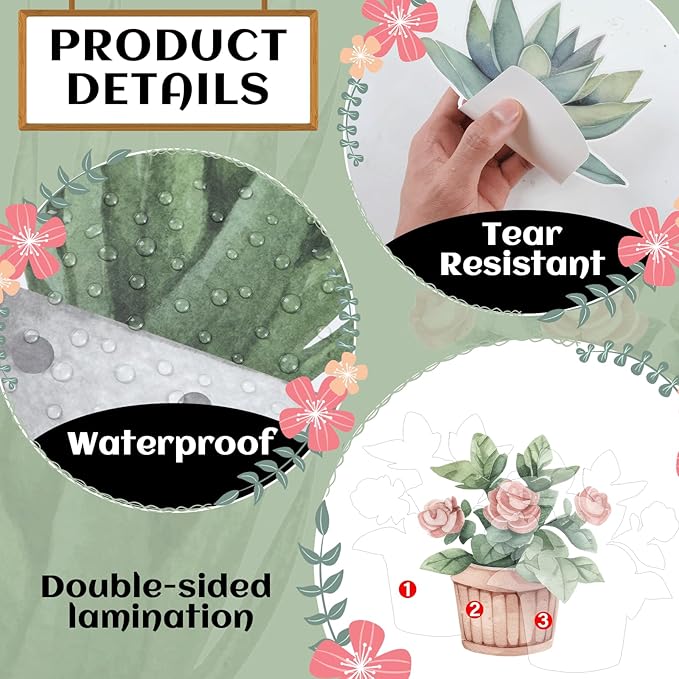 Christian Plant Inspirational Bulletin Board Set Spring Jesus Bible Verse Bulletin Board Sunday Back to School Potted Motivational Cutouts Greenery Religious for Classroom Chalkboard Wall Door Decor