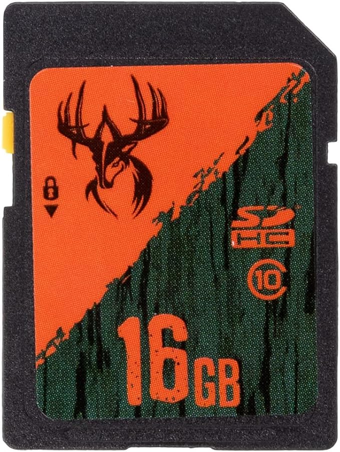 WILDGAME Innovations 16GB SD Memory Card 10MB/Sec Class 10 SD Card Compatible with Most SD-Compliant Trail Cameras & Devices