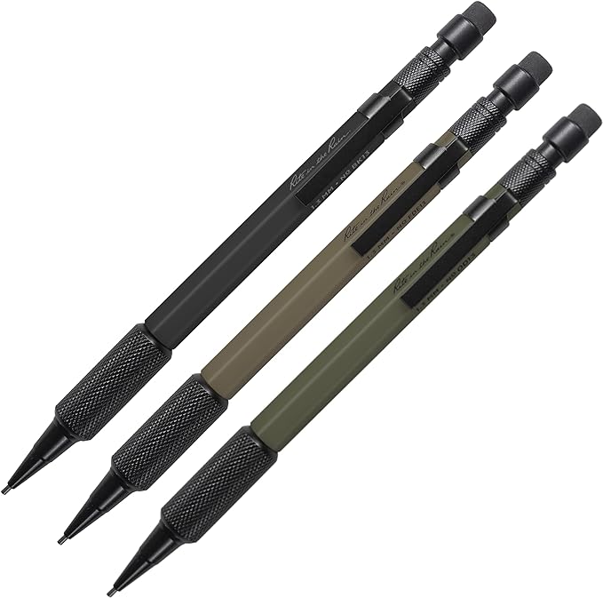 Rite in the Rain Weatherproof Mechanical Pencils, 1.3mm Black Lead, 3 Pack (No. TAC13)