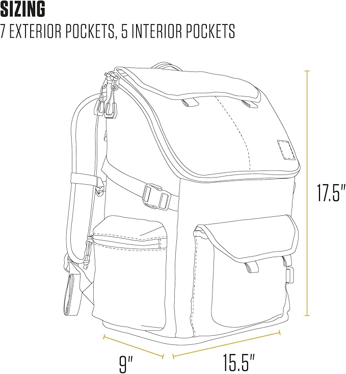 Carhartt 35L Nylon Workday Backpack, Durable Water-Resistant Pack with 15" Laptop Sleeve and Adjustable Shoulder Straps, Blind Duck Camo