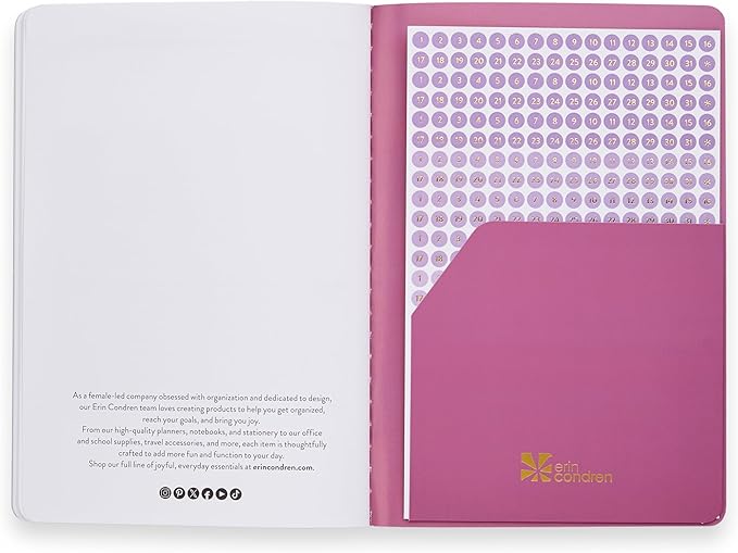 Erin Condren Year in Preview Petite Planner| Small Yearly and Monthly Goal-Setting Planner, Slim and Portable Goal Planner, Journal, and Productivity Tracker in One