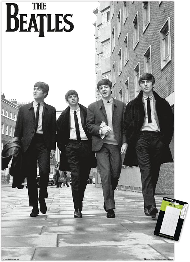 Trends International The Beatles - In London Wall Poster, 22.375" x 34", Poster & Mount Bundle