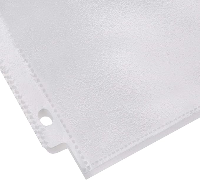 Amazon Basics Sheet Protectors for 3 Ring Binder, Non-Glare, Top Loading, Letter Size 8.5 x 11 in, Clear, 1200-Pack