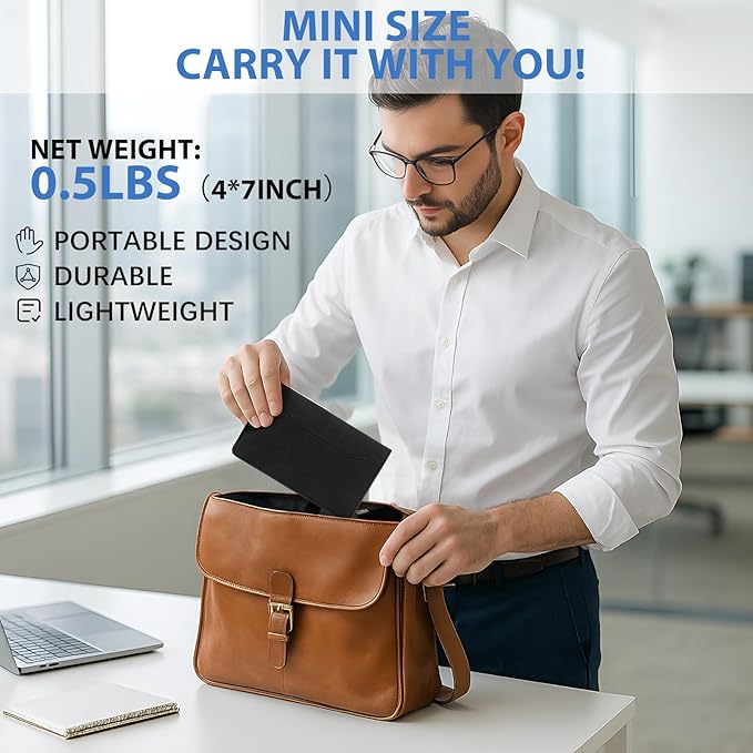 6 Sides Dry Erase Notebook Portable Whiteboards Notepad 5"x7"(a6) Small Reusable Board Foldable Anti-ghosting Surface, Travel Dry Erase White Board for Office Study Meeting Planning
