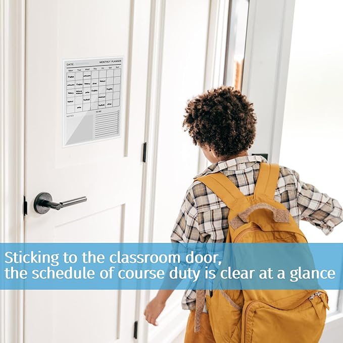 100Pcs Self Adhesive Display Pockets - 8.5 x 11 Inch Paper Sleeves for Wall and Door Communication, Clear Adhesive Sheet Protectors for Office, School, Box Posting Signs