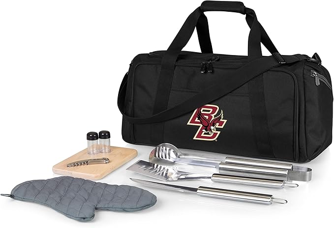 PICNIC TIME NCAA BBQ Kit Cooler Tote with Barbecue & Accessories