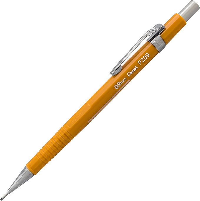Pentel P200 Series Auto Mechanical Pencil Set of 4-0.3/0.5/0.7/0.9mm