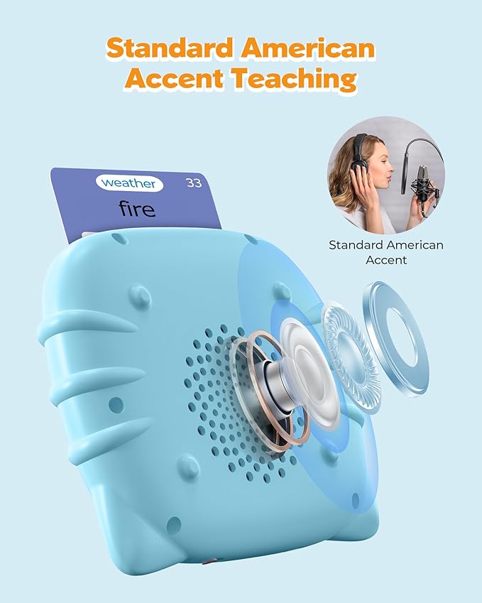 510 Words, Talking Flash Cards for Toddler 1 2 3 4 Year Olds, Language Learning Tools, Pocket Speech Therapy Tools, Montessori Tools with 31 Themes, Children's Sensory Device