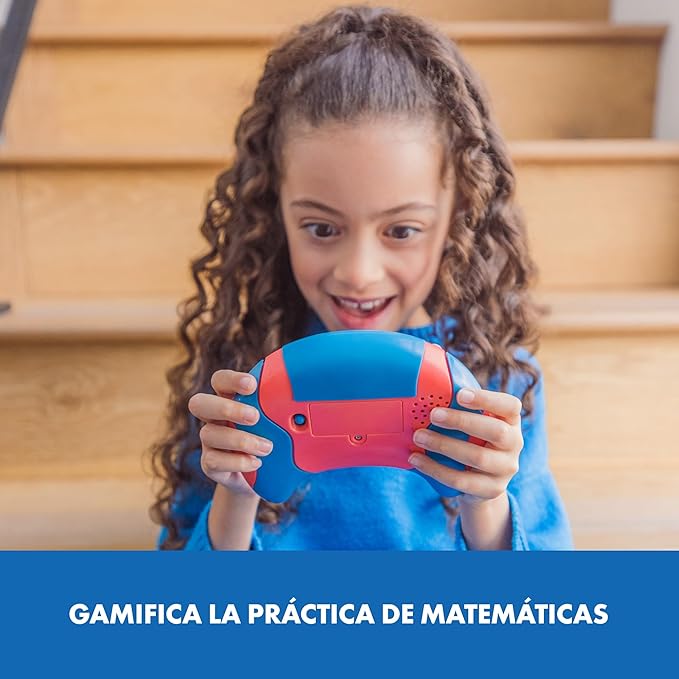 Educational Insights Math Whiz - Electronic Math Games, Addition, Subtraction, Division, and Multiplication Game, Handheld Games for Kids, Interactive STEM Learning Tools for Ages 6+