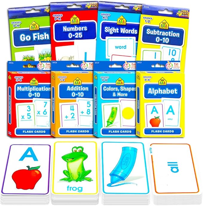 Disney Learning Workbook Set - Bundle of Learning Workbooks for Preschool with Flash Cards, Reward Stickers, and Learning Activities for Kids