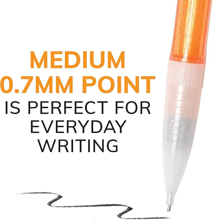 BIC Xtra-Sparkle Number 2 Mechanical Pencils With Erasers, Medium Point (0.7mm), 24-Count Pack, Mechanical Pencils for School Supplies