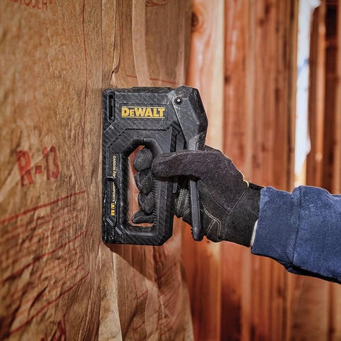 DEWALT Staple Gun, Carbon Fiber Body, 2-in-1 Tacker (DWHT80276)