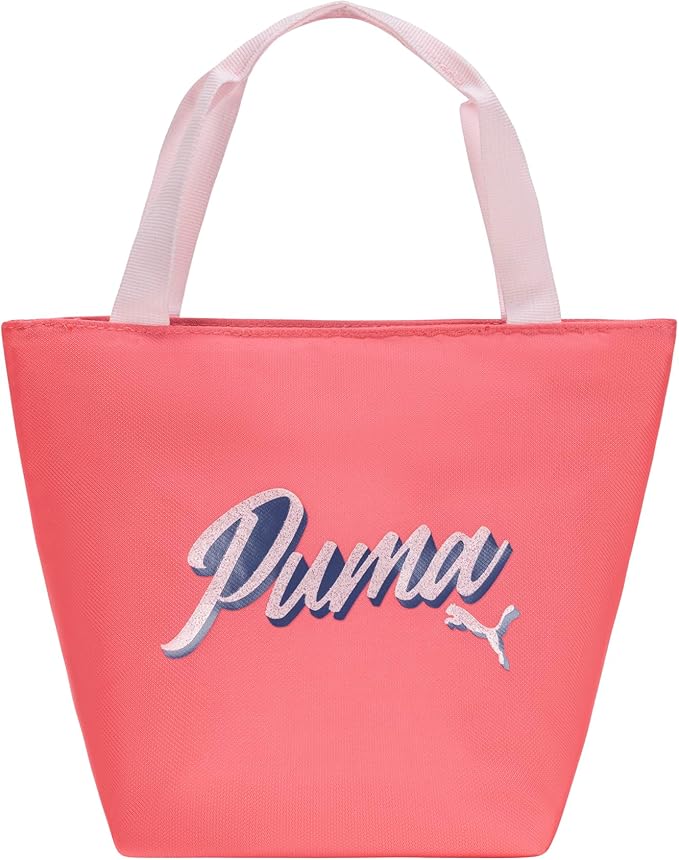 PUMA Unisex Kid's Adventure Lunch Tote, Magic Rose/Blue Crystal, Small