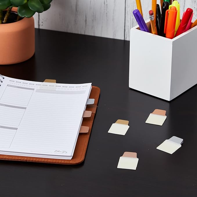 Avery Mini Ultra Tabs, 1" x 1.5", 2-Side Writable, Assorted Metallic Colors, Repositionable, 40 Per Pack, 120 Total (3-Pack of 74785)