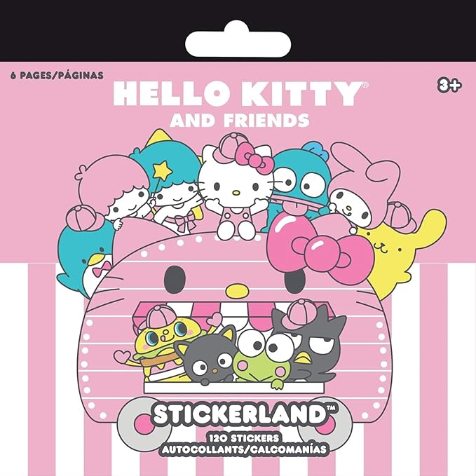 Hello Kitty Travel Set - Large Backpack, Lunch Bag, Water Bottle, Stickers & More
