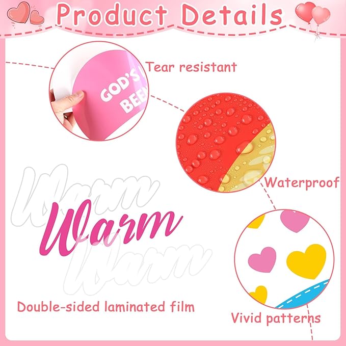 Valentine's Day Religious Bulletin Board Set God's Love Classroom Decorations Valentines Day Religious Bible Paper Cutouts Colorful Mittens Love Heart Bulletin Board for School Church Teacher Supplies