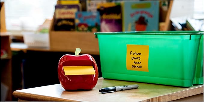Post-it Super Sticky Pop-upNotes, 3x3 in, 6 Pads, 2X The Sticking Power, Energy Boost Collection, Bright Colors (Orange, Pink, Blue, Green),Recyclable (R330-6SSUC) (Pack of 12)