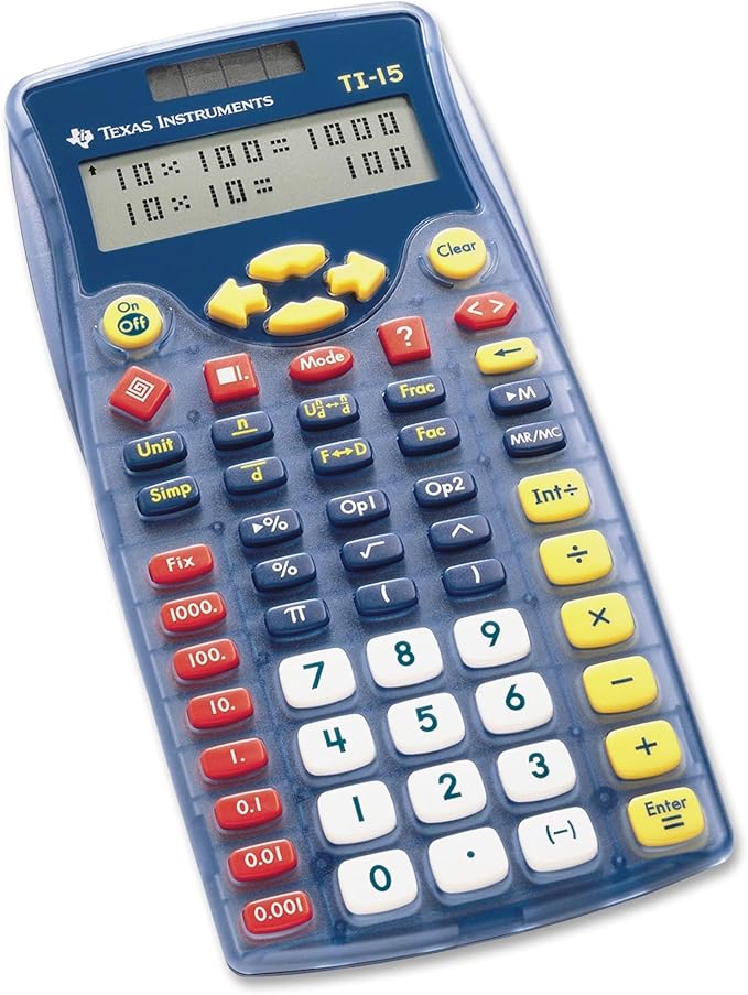 Texas Instruments® TI-15 Explorer Elementary Calculator