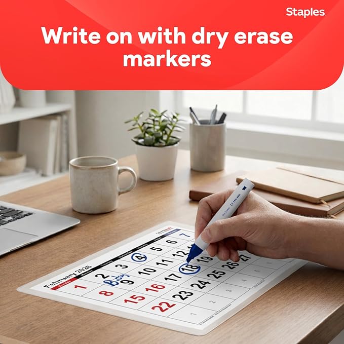 Staples Thermal Laminating Pouches, Letter Size, 9 x 11.5 Inches, 5 Mil, 100/Pack, for Office & School Use