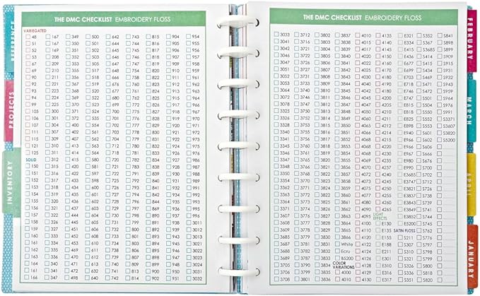 Simplicity Vintage 12 Monthly Projects Cross Stitch Planner Kit