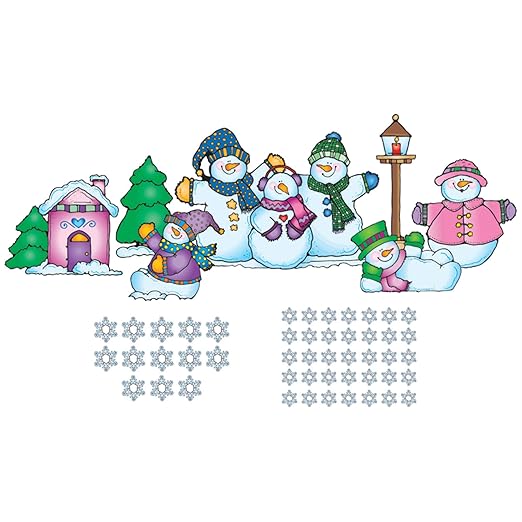 Carson-Dellosa Snow Pals Bulletin Board Set