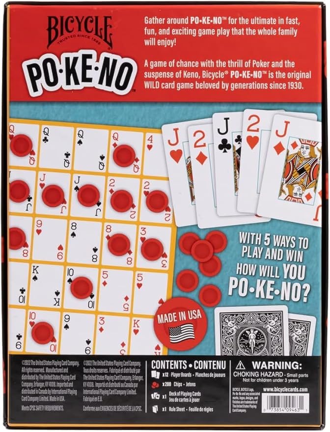 Bicycle Games Bundle - Nertz, Pokeno, Color Addict - 3 Fast-Paced Family Game Night Playing Card Games for Kids and Adults