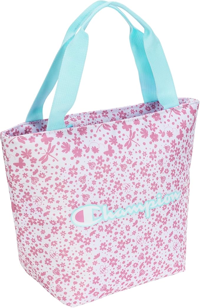 Champion Fresh Tote Lunch Kit, Pink/Blue, OS