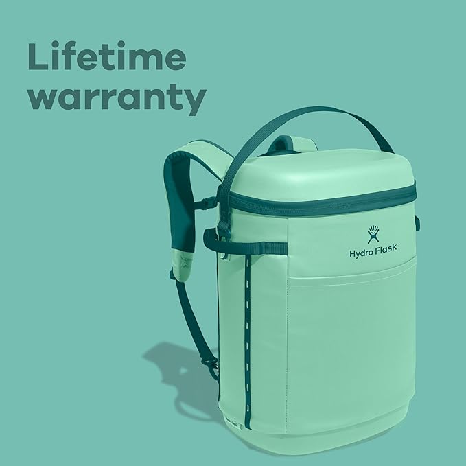 Hydro Flask Carryout Cooler Backpack - Insulated Portable Soft Cooler - 20 L Capacity in Capri Blue
