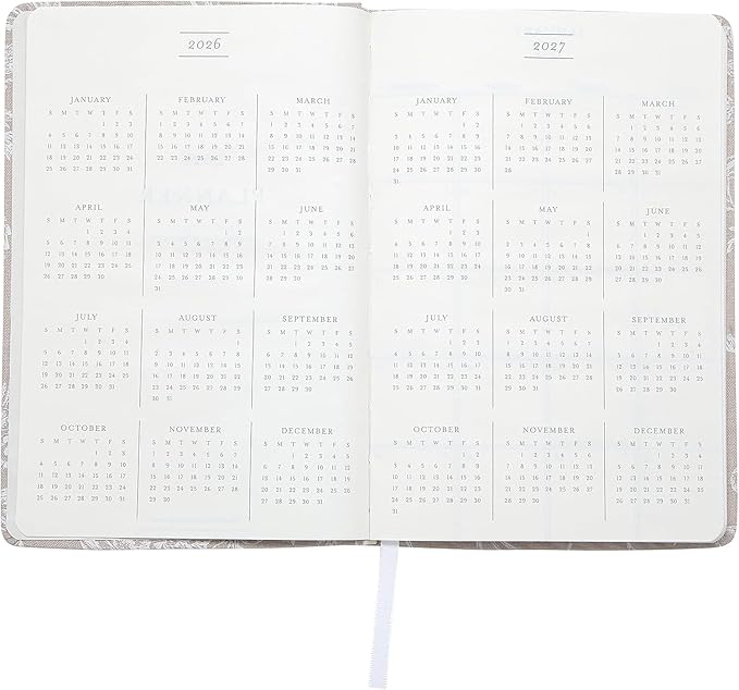 Laura Ashley 2026 Planner - Weekly and Monthly Planner - 8x10 and 6x8 Planning Notebook and Calendar Agenda, Size 6X8, Grey/Dove