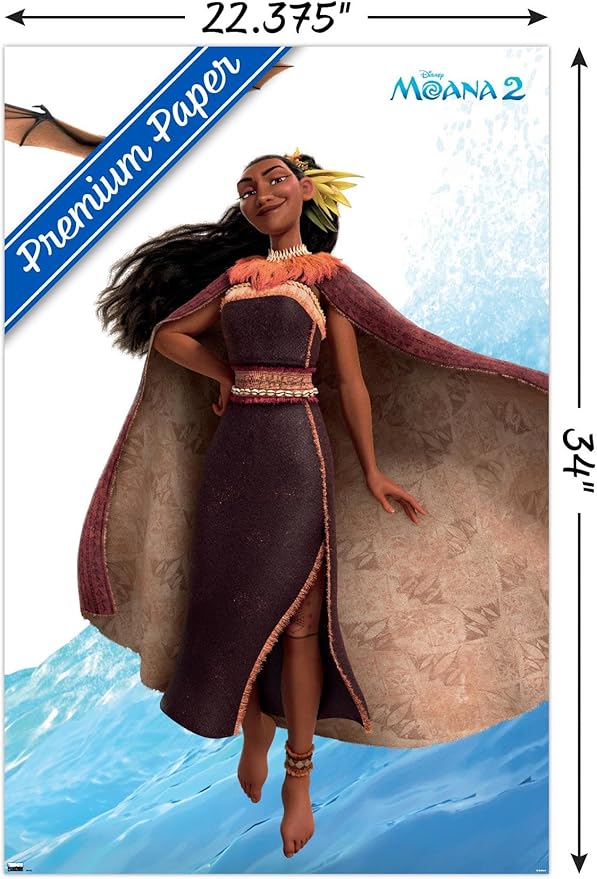 Trends International Disney Moana 2 - Matangi Wall Poster, 34L x 22.4W, Premium Unframed Version