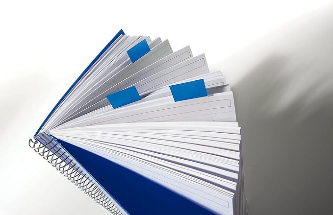 Post-it Flags, 200/High Volume Desk Grip Dispenser, 1 in Wide, Blue (680-HVBE)
